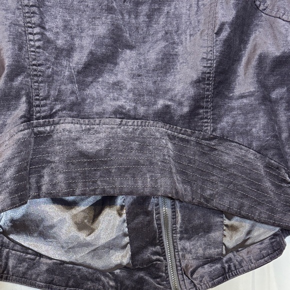 Torrid Metallic Gray Bomber Jacket - Picture 5 of 8